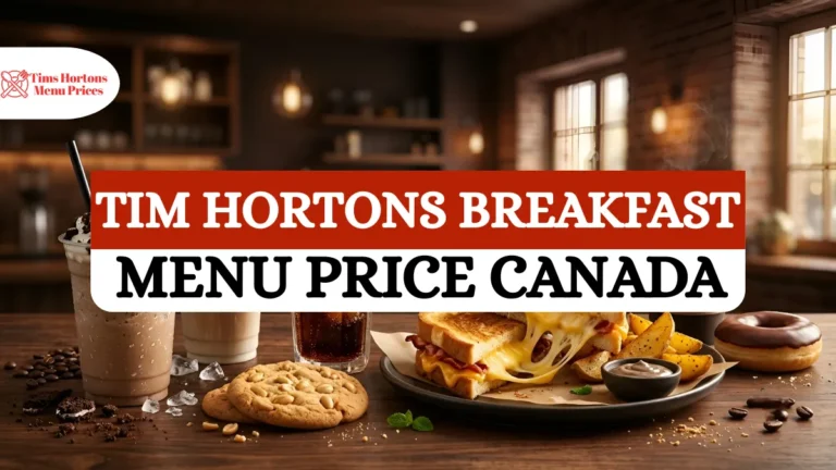 Tim Hortons Breakfast Menu Canada 2026 – Prices & Calories